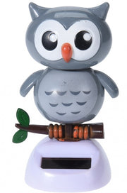 Speelfiguur solar - uil grijs 11 cm