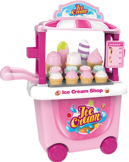 speelgoedkeuken ijs roze 38 cm