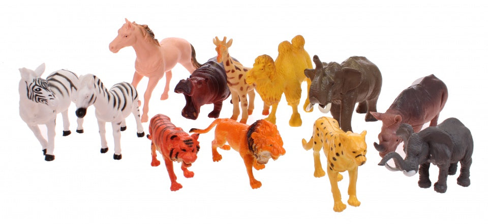 speelgoedset wilde dieren 51-delig