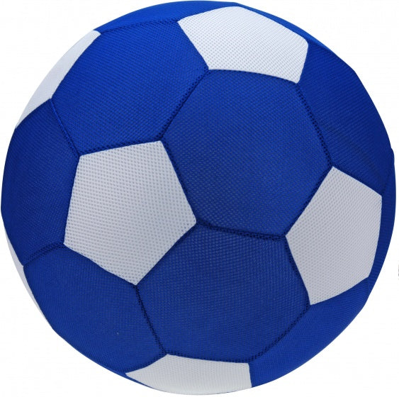 speelgoedvoetbal mesh blauw 30 cm