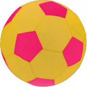 speelgoedvoetbal mesh geel 30 cm