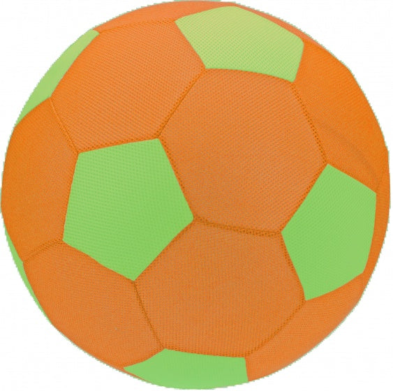 speelgoedvoetbal mesh oranje 30 cm
