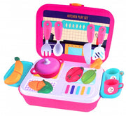 speelset keuken 20-delig roze