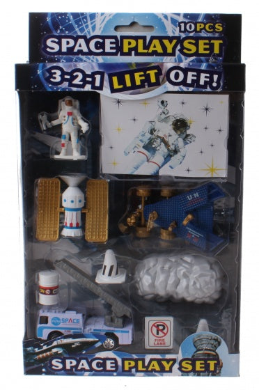 speelset Space kunststof/die-cast 10-delig