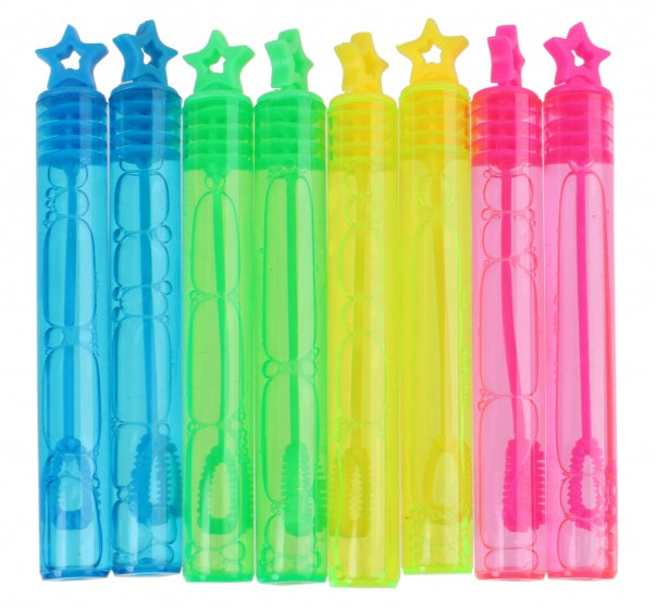sterren bellenblaas 10 cm partyset 8-delig
