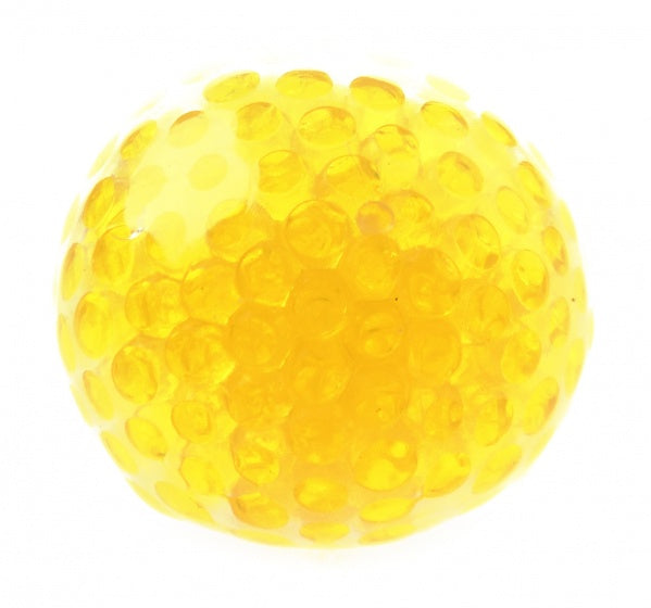 stressbal 6 cm geel