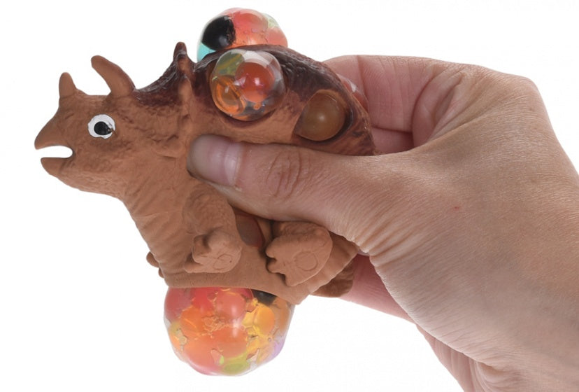 stressbal dino bruin 10 cm