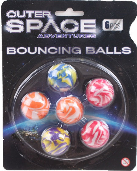 stuiterballen 6 stuks planeten