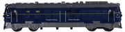 trein 7x18 cm blauw