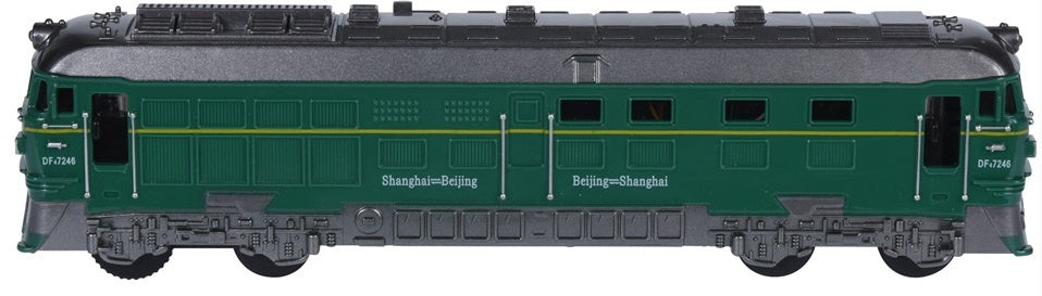 trein 7x18 cm groen