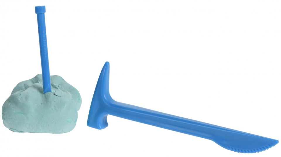 uithakset met verrassing 3-delig blauw