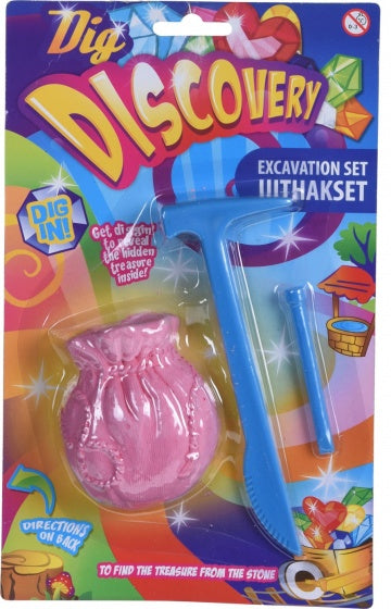 uithakset met verrassing 3-delig roze