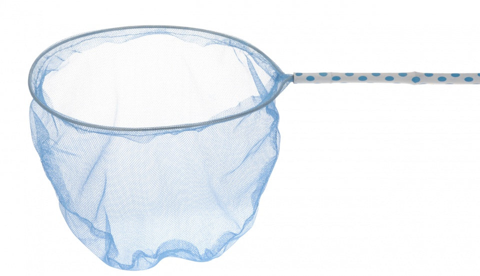 vangnet 125 cm blauw