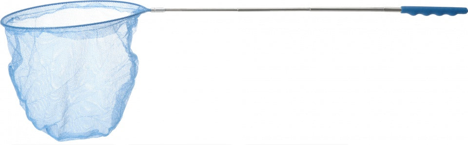 vangnet telescopisch 68 cm blauw
