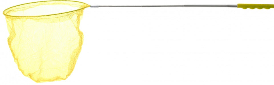 vangnet telescopisch 68 cm geel