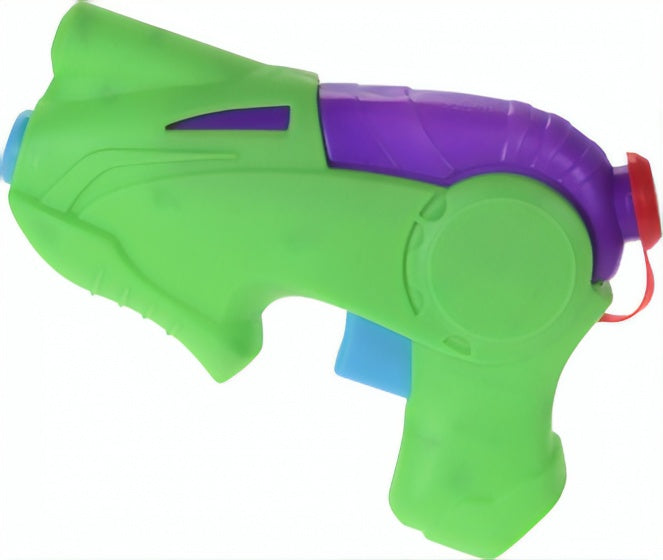 waterpistool junior 12 cm groen/paars