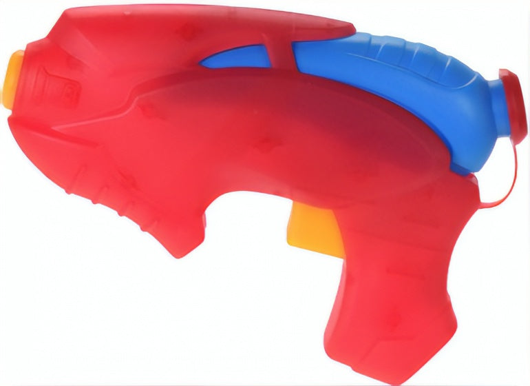 waterpistool junior 12 cm rood/blauw