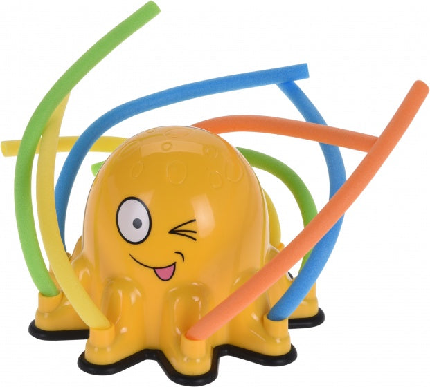 watersproeier octopus 20 cm geel