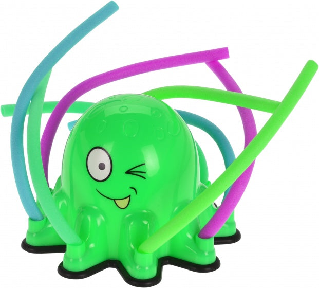 watersproeier octopus 20 cm groen