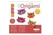 origami Kat vouwen 15 x 15 cm 20 stuks multicolor