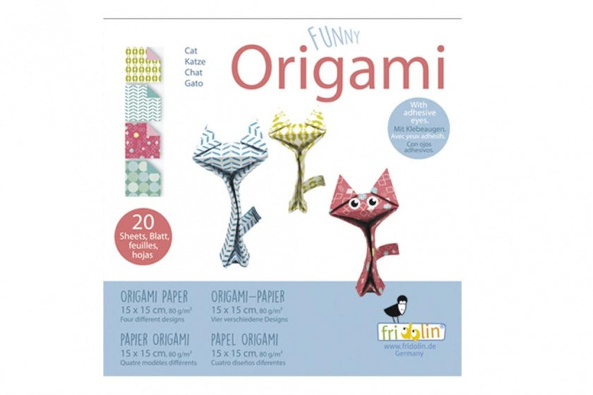 origami Vlinders vouwen 15 x 15 cm 20 stuks multicolor
