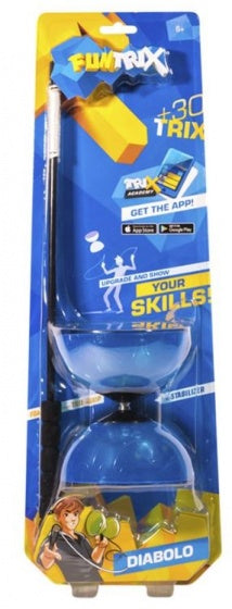 diabolo 10 cm blauw