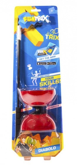diabolo 10 cm rood