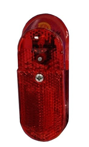 achterlicht XBA batterij led zwart/rood