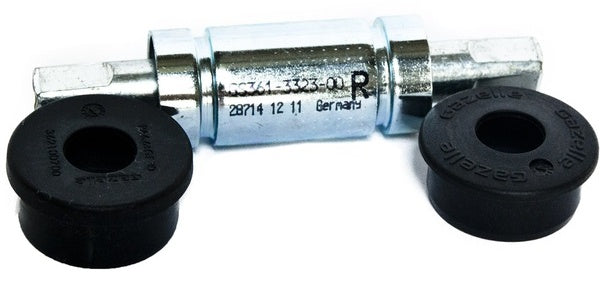 trapas met kunststof cups JIS 133 / 38 mm zilver/zwart
