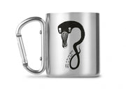 mok Where do we go? zilver/zwart 250 ml