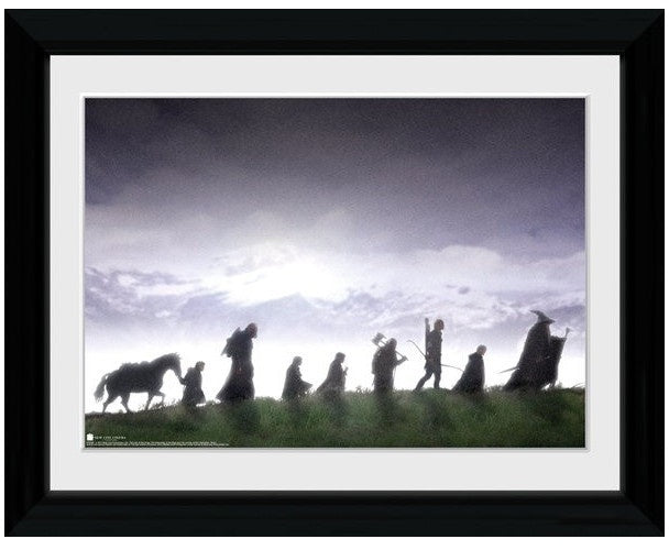 poster in lijst Lord of the Rings Fellowship 30 x 40 cm