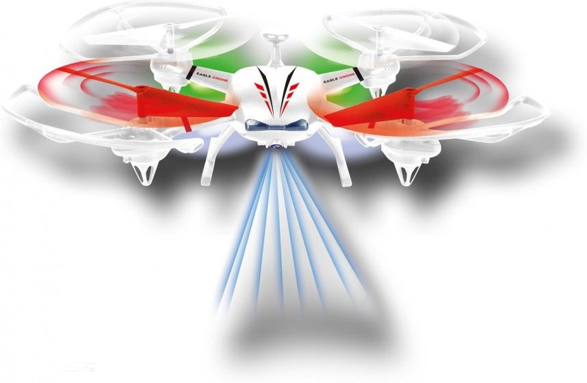drone Eagle camera wit/rood