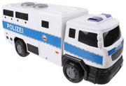 politiewagen licht en geluid 28 cm wit