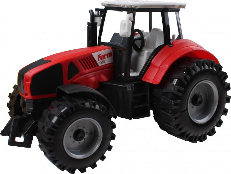 tractor speelset 2-delig 44 cm rood
