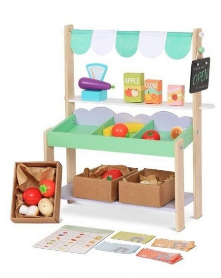 marktkraam hout 50 x 45 cm 39-delig