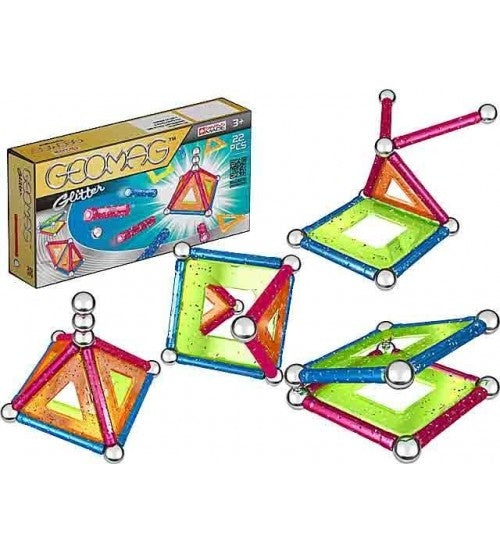 Glitter multicolor 22-delig