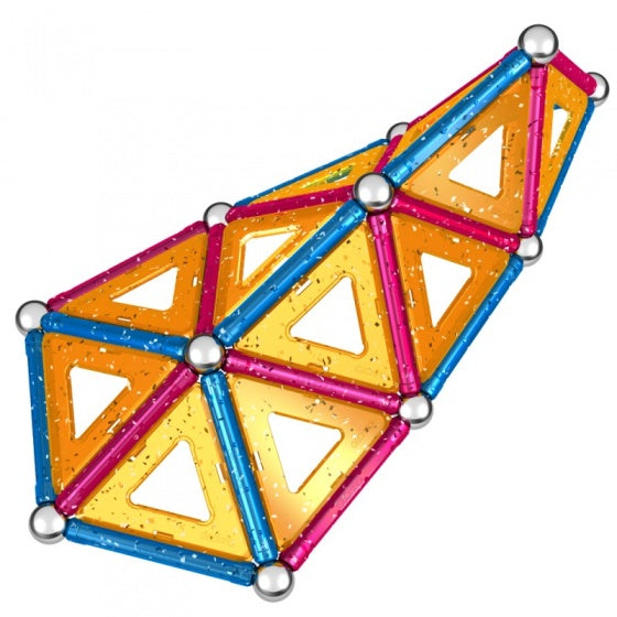 Glitter multicolor 68-delig