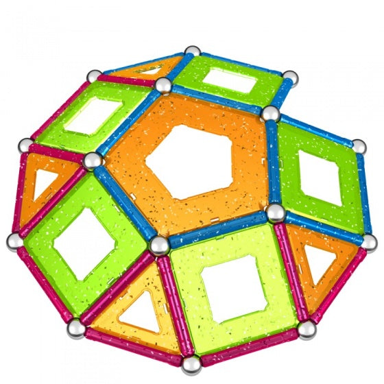 Glitter multicolor 68-delig