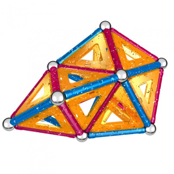 Glitter multicolor 68-delig