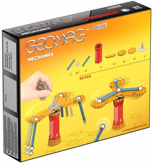 Mechanics blauw/oranje 33-delig