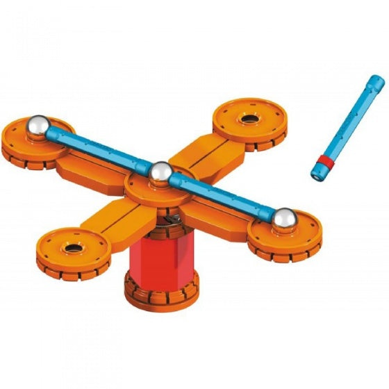 Mechanics Magnetic Motion Compas 35-delig oranje