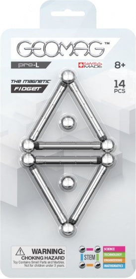 Pro-L Magnetic Fidget 14-delig zilver