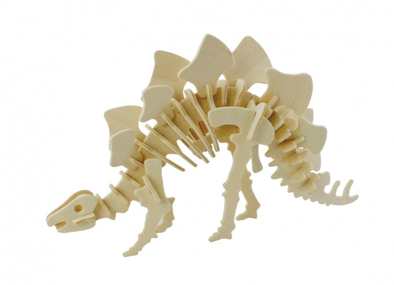 3D-puzzel stegosaurus met verf 27 cm 43-delig