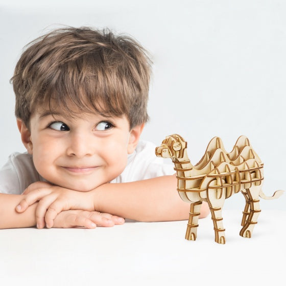 3D-puzzel Kameel hout 14