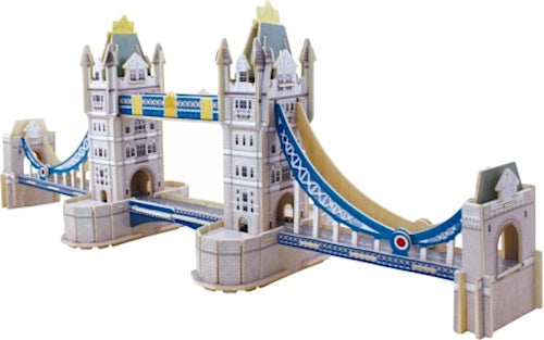 3D-puzzel Tower Bridge hout 37 cm 59-delig