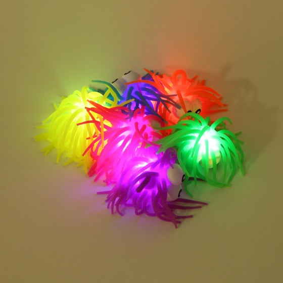 fluffy bal 6 cm blauw