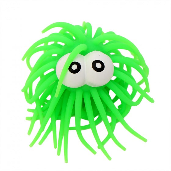 fluffy bal 6 cm groen