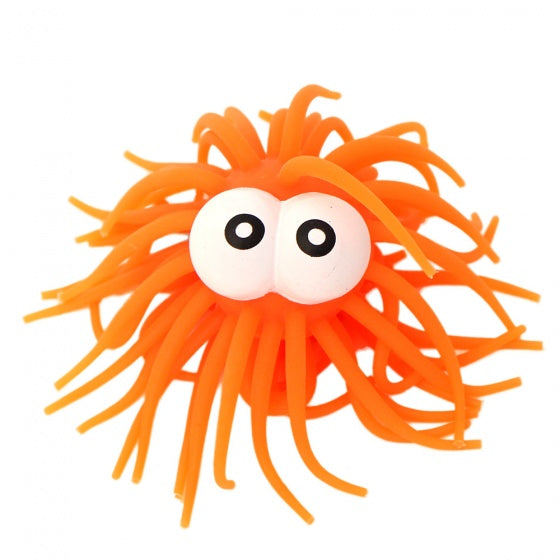 fluffy bal 6 cm oranje