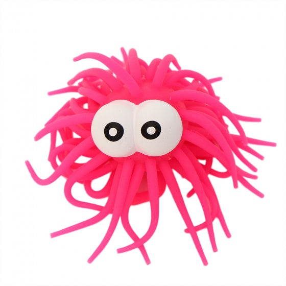 fluffy bal 6 cm roze