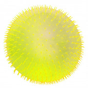 fluffy bal met licht Bubble 80 cm geel
